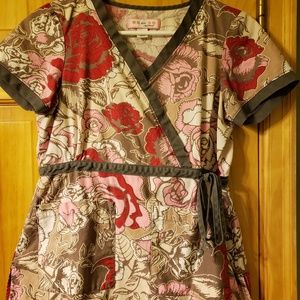 Koi short sleeve scrub top